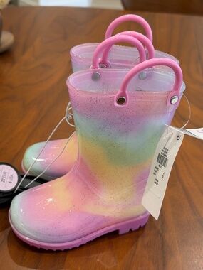 Pink Rain Boots | Kids Size 6 - New With Tags